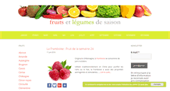 Desktop Screenshot of fruits-et-legumes-de-saison.net