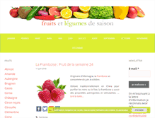 Tablet Screenshot of fruits-et-legumes-de-saison.net